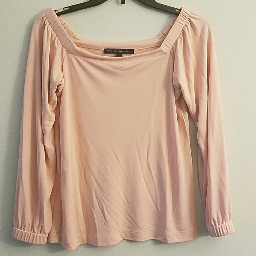 Pink off shoulder shirt